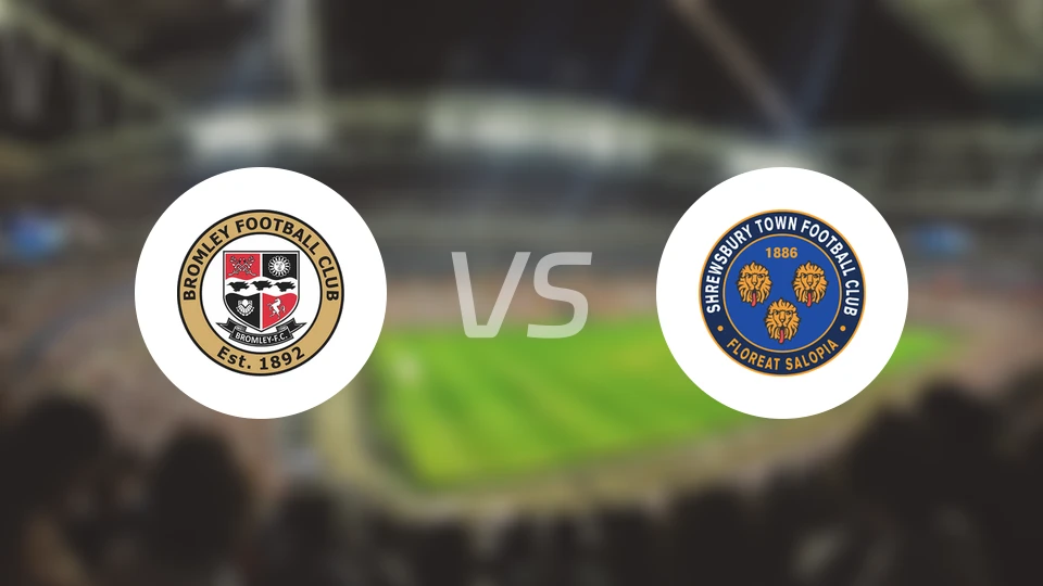 布罗姆利vs什鲁斯伯里比分预测【2026/04/08】