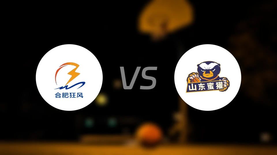 合肥狂风vs山东蜜獾录像回放【2026/01/25】