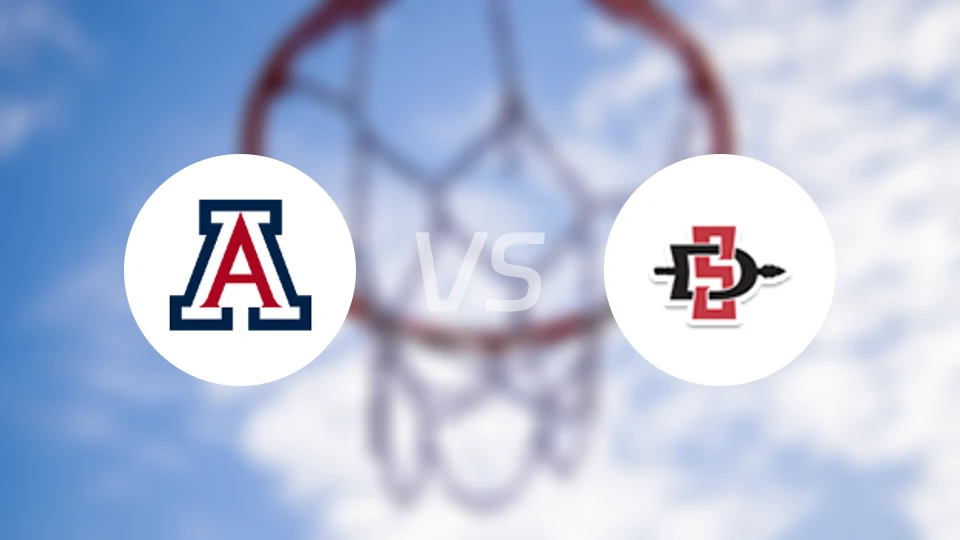 亚利桑那大学vs圣地亚哥州立大学比分结果战报【2025/12/21】