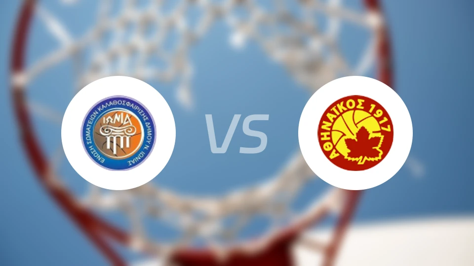 爱奥尼亚斯女篮vs阿辛奈女篮比分预测【2026/01/19】