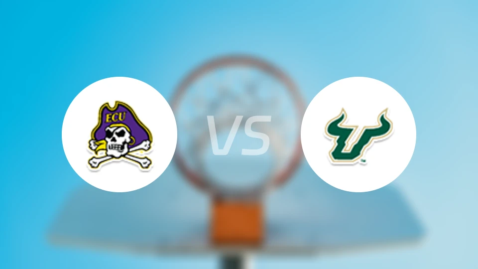 东卡罗莱纳大学vs南佛罗里达大学比分预测【2026/01/15】