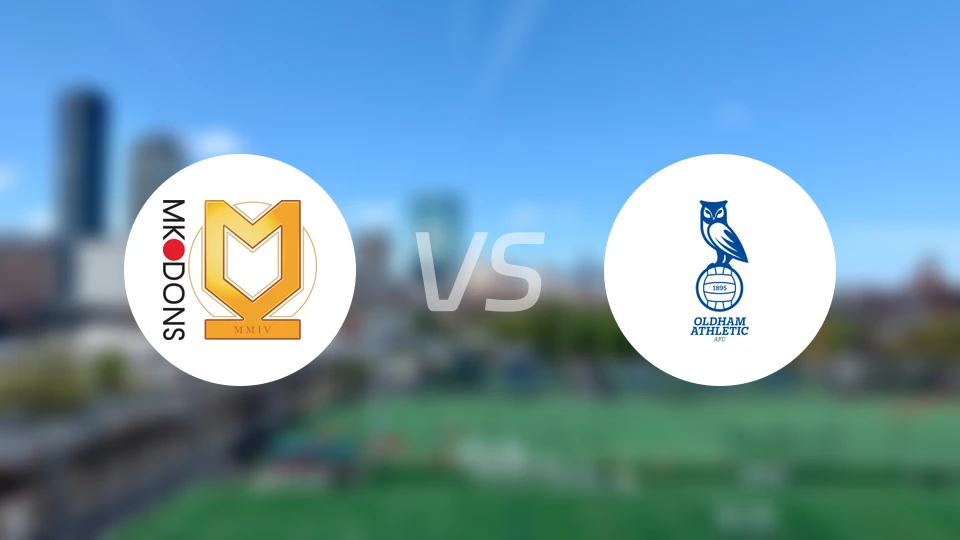 米尔顿凯恩斯vs奥尔德姆比分预测【2025/12/06】