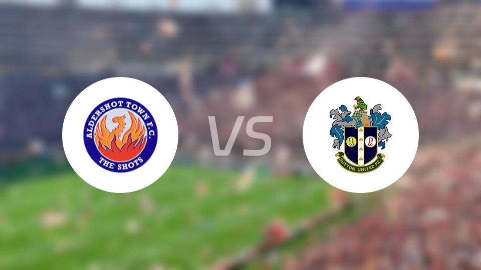 奥尔德肖特vs萨顿联比分预测【2026/04/03】