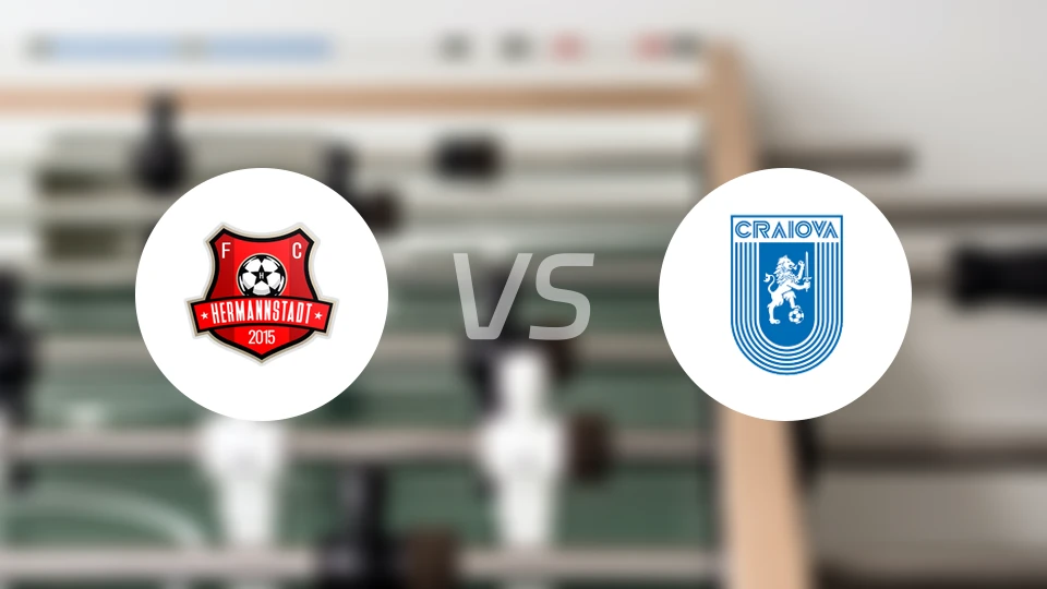 赫曼施塔特vs克拉约瓦大学比分预测【2025/12/15】