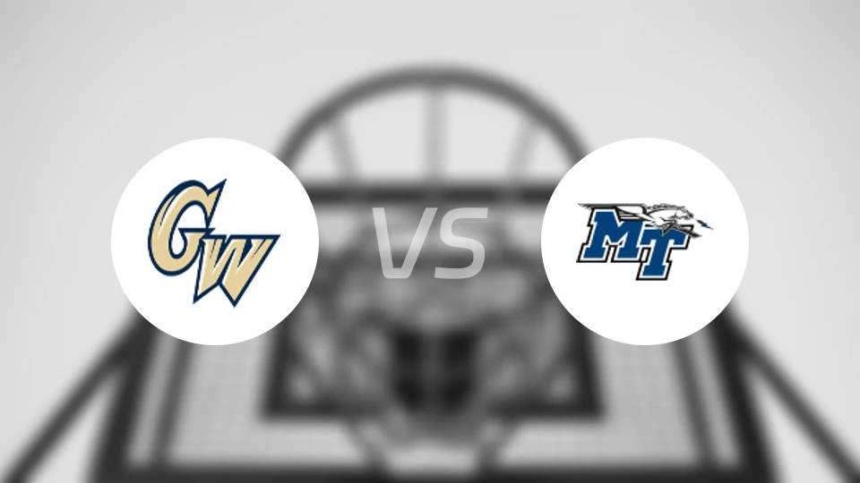 乔治华盛顿大学vs中田纳西州立大学比分预测【2025/11/25】