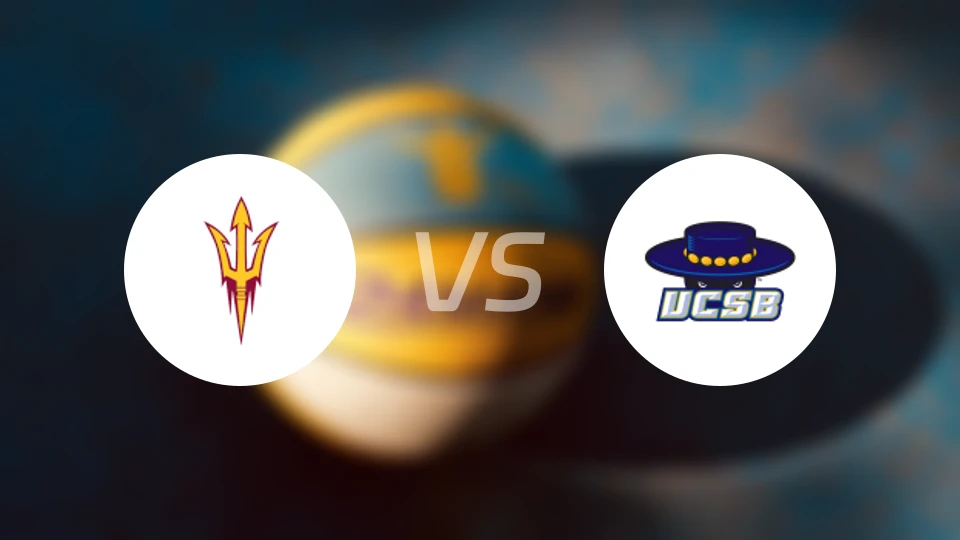 亚利桑那州立大学vs加州大学圣巴巴拉分校比分预测【2025/12/18】