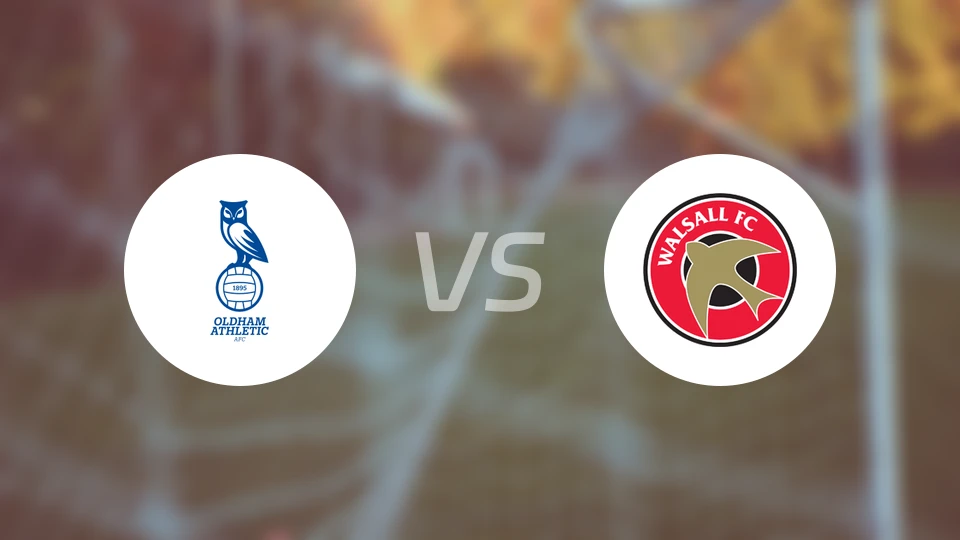 奥尔德姆vs沃尔索尔比分预测【2025/12/11】