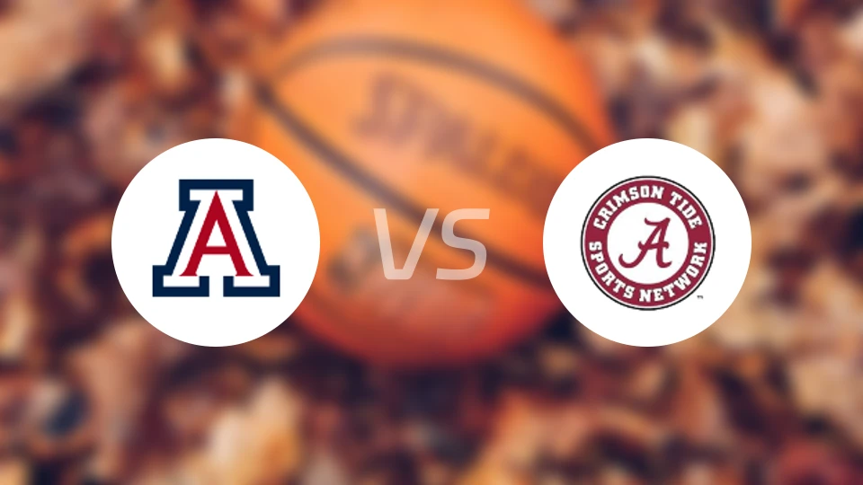 亚利桑那大学vs阿拉巴马大学比分结果战报【2025/12/14】