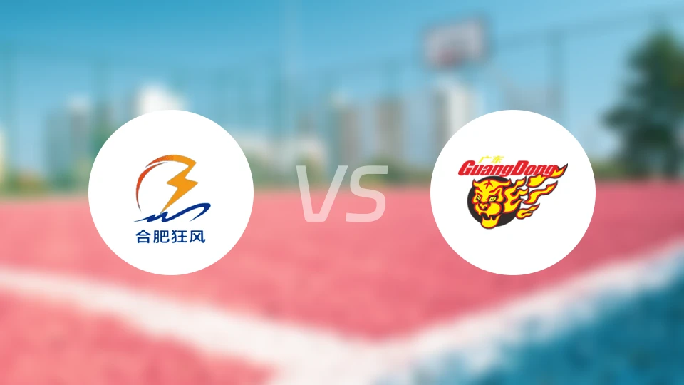 合肥狂风峻茂vs广东录像回放【2025/12/07】