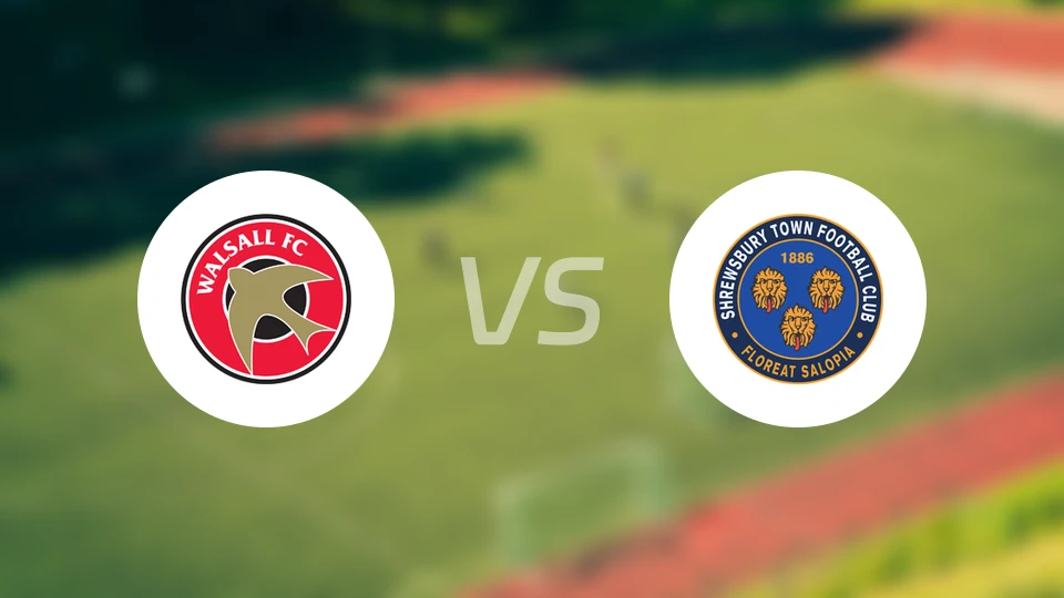 沃尔索尔vs什鲁斯伯里比分预测【2025/12/13】