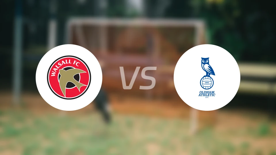 沃尔索尔vs奥尔德姆比分预测【2025/12/30】