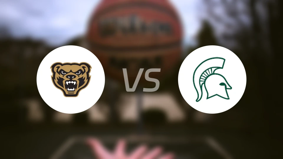 奥克兰大学vs密歇根州立大学比分预测【2025/12/21】