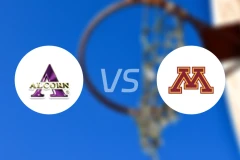 艾尔康州立大学vs明尼苏达大学比分结果战报【2025/11/09】