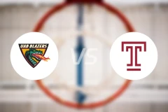 阿拉巴马大学伯明翰分校vs天普大学比分预测【2026/02/19】