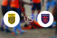 海德拉巴vs奥里萨比分结果战报【2024/11/25】